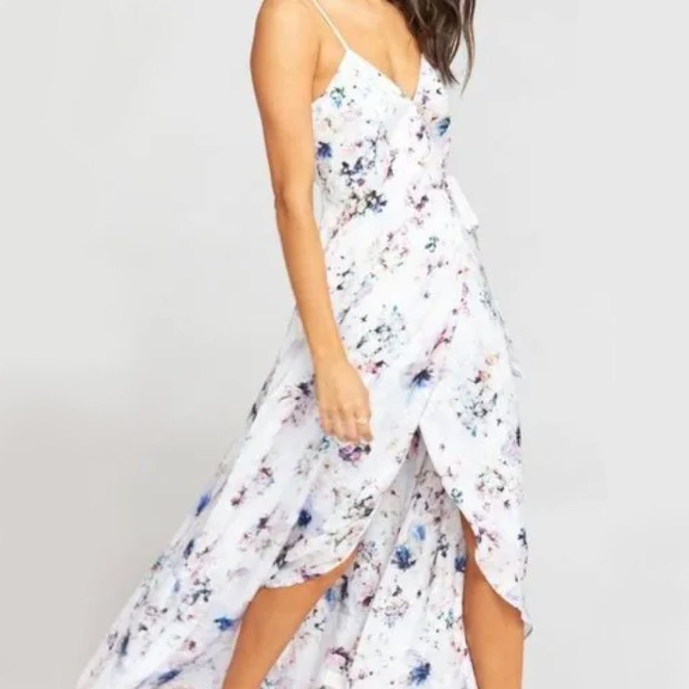 Show Me Your Mumu Mariah Floral Print Wrap Maxi Dress | Size S - Picture 14 of 15